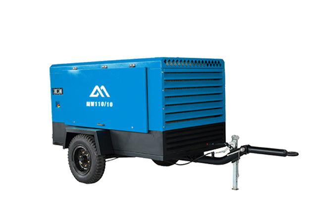 Portable screw air compressor